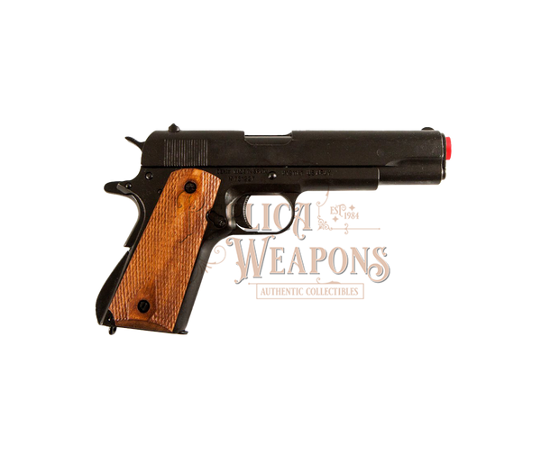 Replica M1911A1 US Colt .45 Hand Gun Pistol Denix –Black Strip