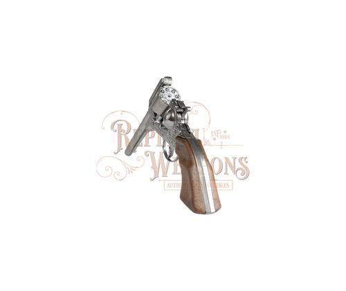 Cowboy Colt Revolver 1851 - 8-Shot - Diecast Metal - Brown/Nickel with Box