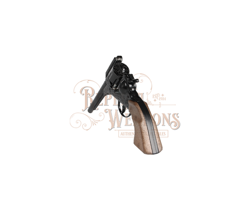 Cowboy Colt Revolver 1851 - 8-Shot - Diecast Metal  - Brown/Black with Box
