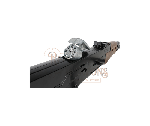 Diecast AK-47 Rifle - 8-Shot - Black/Brown