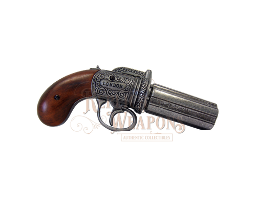 6 Barrel Pepperbox Revolver