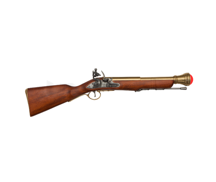 Flintlock Blunderbuss, England 18th. C Denix
