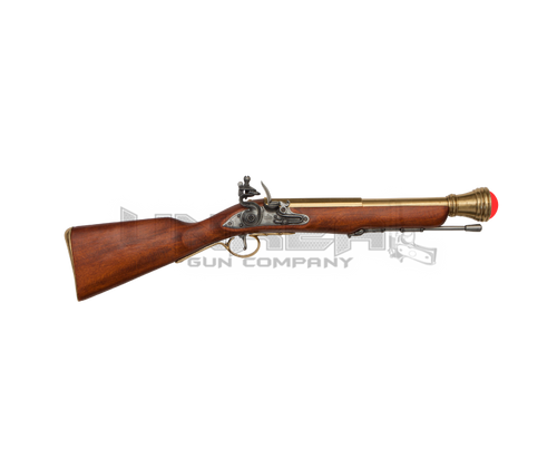 Flintlock Blunderbuss, England 18th. C Denix