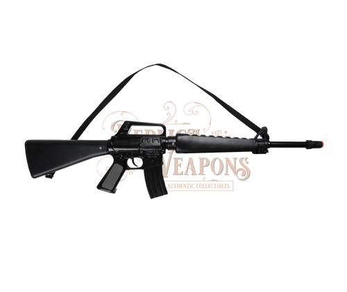 M16 Assault Rifle Diecast Metal - 8-Shot - 72 cm - All Black with Box