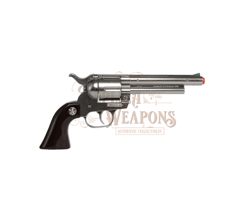 Diecast Peacemaker Western Colt SAA 6 mm - 12-Shot - Black/Nickel