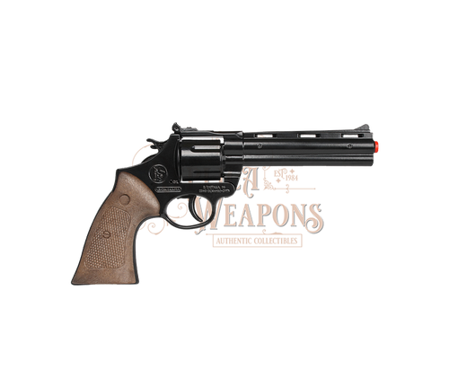 Police Revolver Phyton - 12-Shots, Black, Box