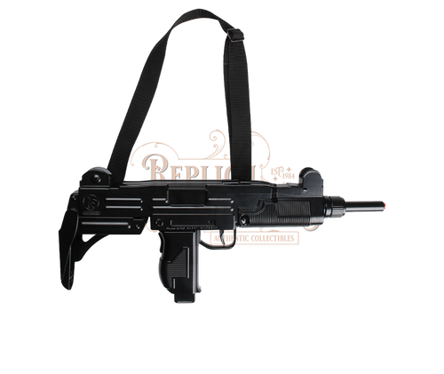 Diecast UZI Machine Gun - 12-Shot - Black