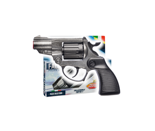 Police Revolver - Falcon Gun Old Metal - 12-shot with Box