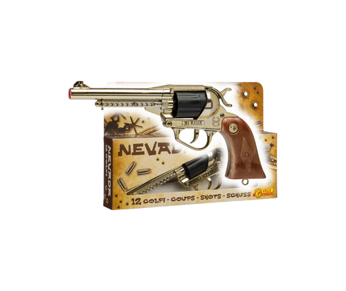 Western Revolver - Nevada Gun Gold - 12-Shot with Box