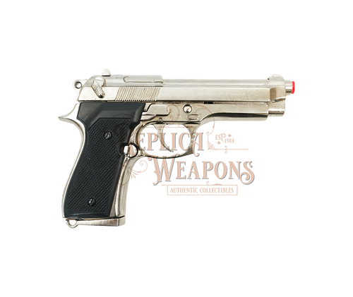 Beretta Parabellum 92 Pistol, Italy 1975 Nickel