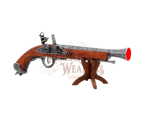 FLINTLOCK PIRATE PISTOL, ITALY 18TH. C.