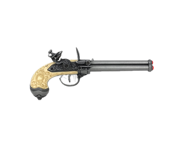 Flintlock Pistol With 3 Barrels, Italy 1680 Denix