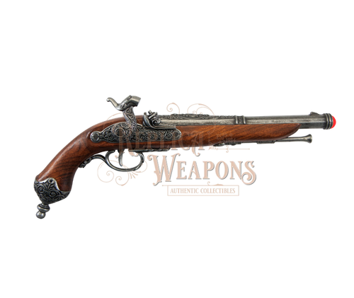 Percussion Pistol, Brescia (Italy) 1825 - Grey