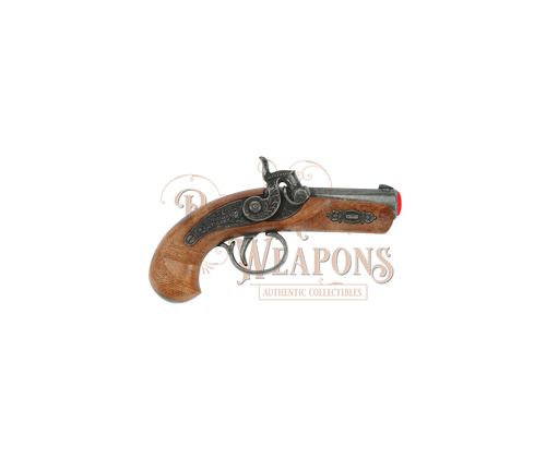 Philadelphia Derringer - 1-Shot - Brown/Silver - 13 cm