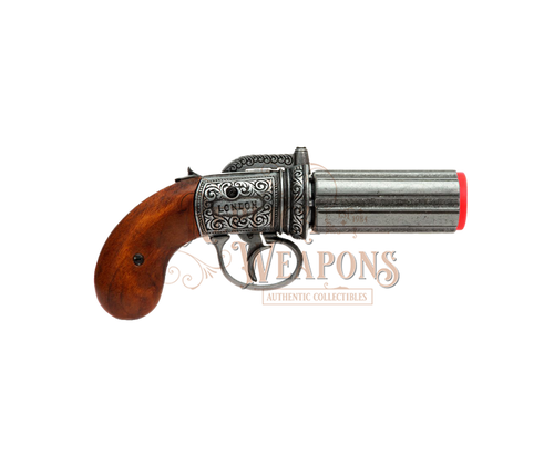 6 Barrel Pepperbox Revolver