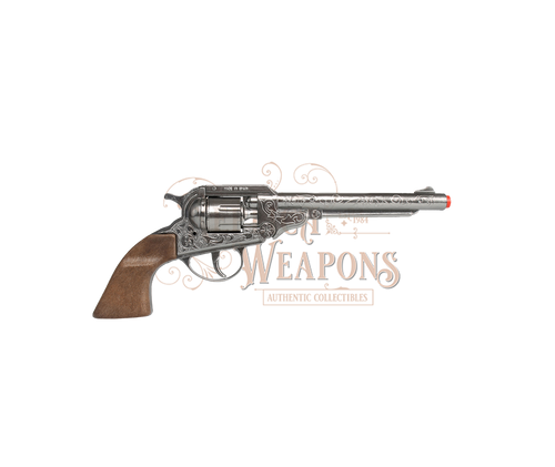 Cowboy Colt Revolver 1851 - 8-Shot - Diecast Metal - Brown/Nickel with Box
