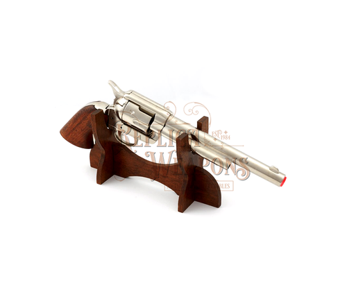 Peacemaker 7 1/2" USA 1873 Nickel with wood grips