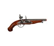 Flintlock pirate pistol replica, DENIX 1012, 18th-century French design